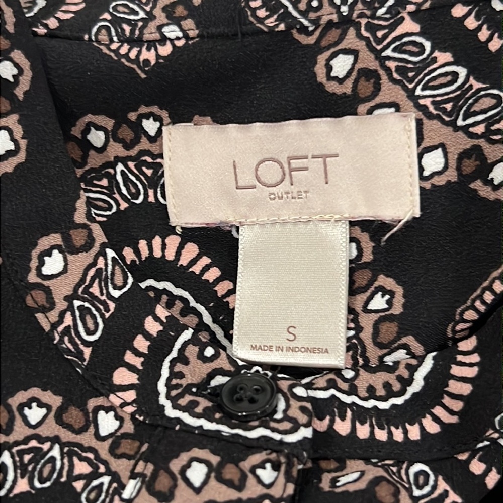 Loft Outlet Long Sleeve Drop Waist Dress - Picture 5 of 7